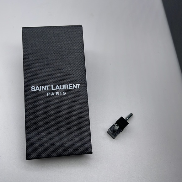 SAINT LAURENT 110MM PATENT LEATHER PLATFORM SANDALS, SIZE 40IT, COLOR NERO/BLACK - Picture 6 of 9